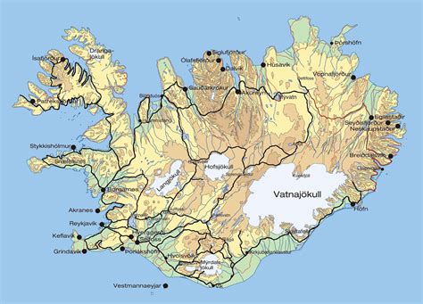 Islândia Mapas Geográficos Da Islândia Enciclopédia Global™