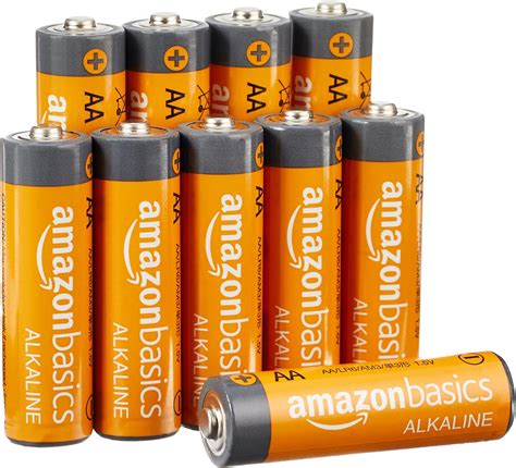 Amazon Basics 10 Pack Aa High Performance Alkaline Batteries 10 Year