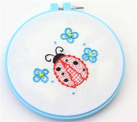 Big B Ladybug Embroidery Project Part Two