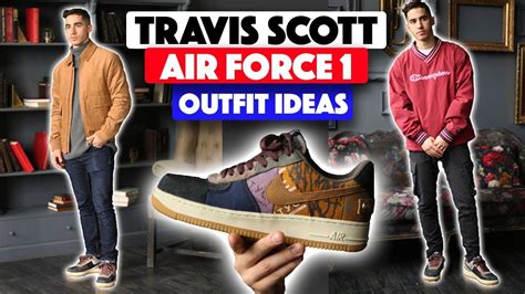 How To Style Travis Scott Air Force 1 4 Outfits Youtube