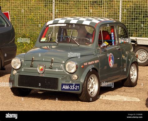 Fiat Abarth 850 Tc Grey Stock Photo Alamy