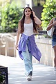 Suri Cruise Is Classic Casual in Tank Top & White Sneakers in NYC ...