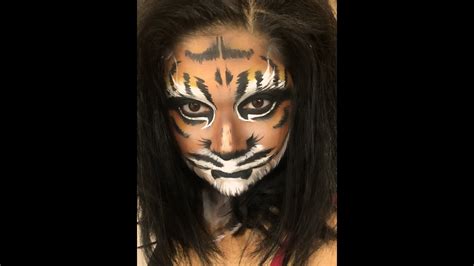Tiger Halloween Makeup Tutorial Youtube