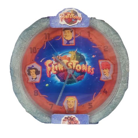 The Flintstones Modern Stone Age Quartz Wall Clock Nokomis Funshop