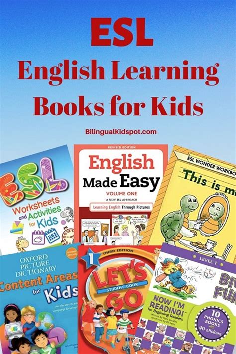 Download textbooks, dictionaries, manuals, audio, video etc. Best English Learning Books For Kids - Beginner ESL Students