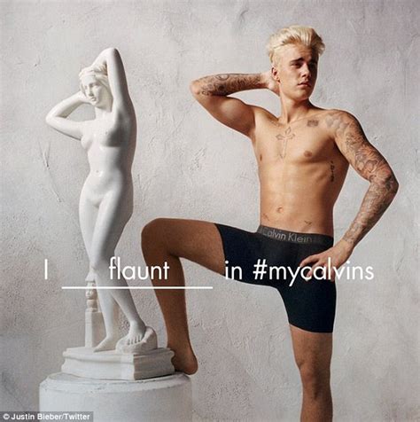 Justin Bieber And Kendall Jenner Strip Down To Their Underwear For Calvin Klein Ad Daily Mail