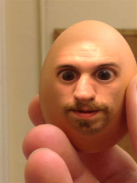 Egg Head Funny Eggs Goofy Face Eggs