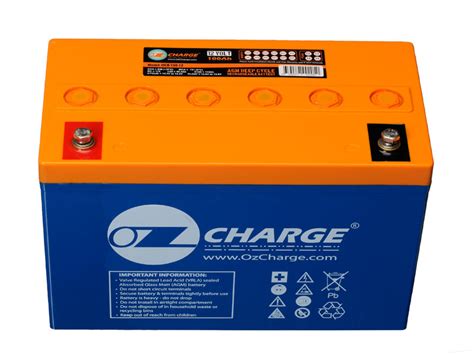 Ozcharge 6v 200ah Sealed Agm Battery Ocb 200 6