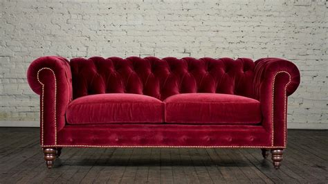 See more ideas about red velvet sofa, velvet sofa, red sofa. Classic Chesterfield Fabric Loveseat | Red velvet sofa, Velvet chesterfield sofa, Luxury velvet sofa