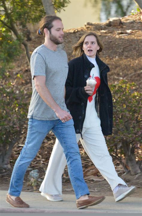 Emma Watson With Beau Leo Robinton In LA 05 22 2021 CelebMafia