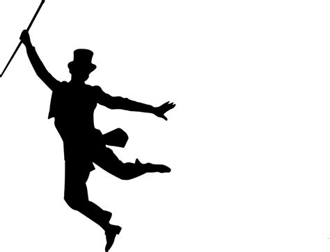 Tap Dance Ballet Dancer Silhouette Womanman Of My Dreams Png 2019 Png