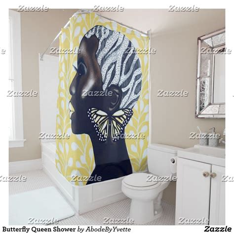 Butterfly Queen Shower Shower Curtain | Zazzle.com | Shower, Custom shower curtains, Shower curtain