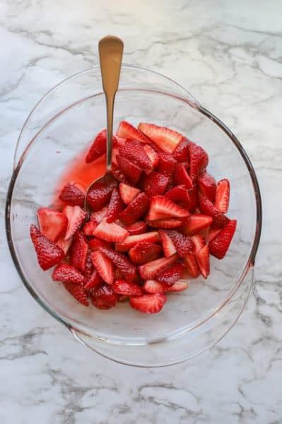 Simple Macerated Strawberries With Step By Step Photos And Video