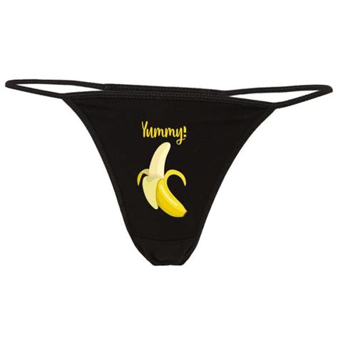 Sexy Yummy Banana Thong Panties Etsy