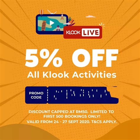 Grab the latest klook promo code malaysia march 2021 to save more on exciting travel activities and experience worldwide with these hot promotions. Klook Extra 5% Off All Malaysia Activity Promo Code