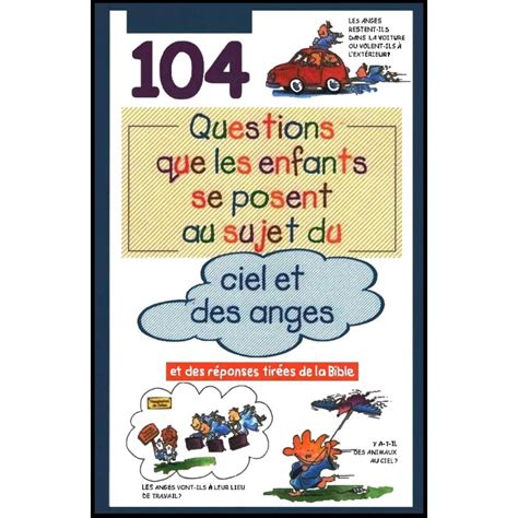 104 Questions Que Les Enfants Se Posent Librairie Vie Et Santé