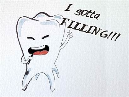 Dentist Tooth Filling Dental Cartoon Jokes Teeth