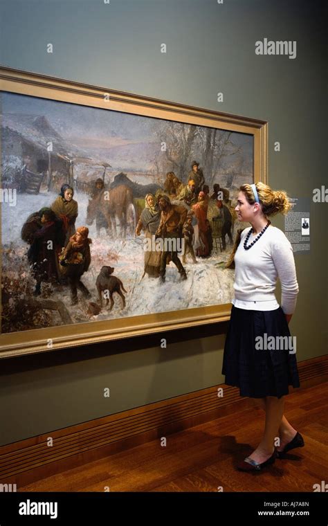 Visitor Of The Cincinnati Art Museum Viewing The Underground Railroad