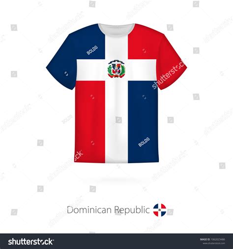 Tshirt Design Flag Dominican Republic Tshirt Stock Vector Royalty Free 1062023486 Shutterstock