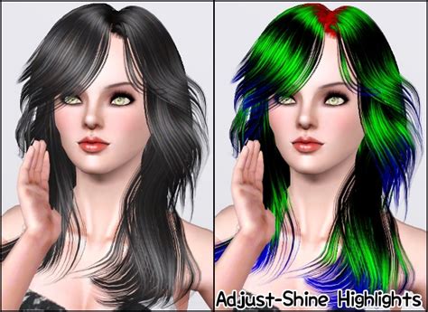 Sims 4 Hairs David Sims Newseas Holic Hairstyle Converted Ba9