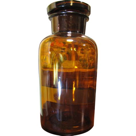 These jars are beautiful and are excellent quality. Antique Amber Glass Apothecary Jar 1000ml - Jar & Lid ...