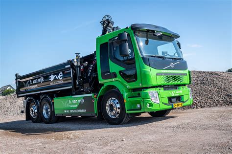 H Van Wijk Transport Zet Volvo Fe Electric In Voor Infraprojecten In