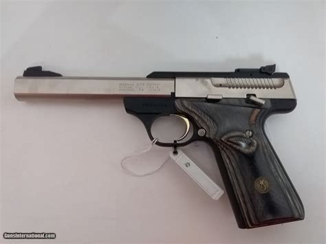 Used Browning Buck Mark Pistol 22 Long Rifle With Original Manual For Sale