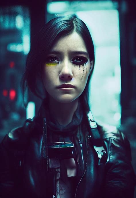Cyberpunk Woman Smooth Portrait Photography Midjourney
