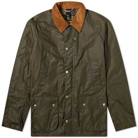 Barbour Lightweight Ashby Wax Jacket Archive Olive End It