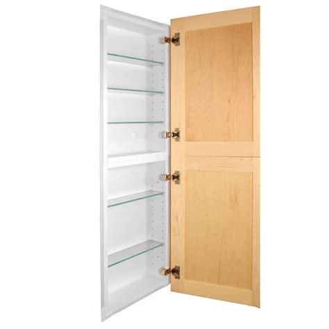 We've reviewed of the best pantry cabinets in no problem! Silverton 14 in. x 44 in. x 4 in. Frameless Recessed ...