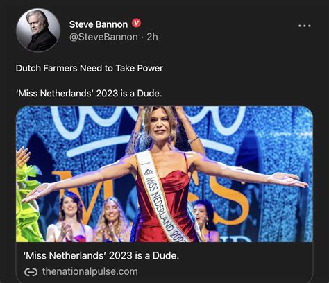 grace chong 🇺🇸 on twitter dutch farmers need to take power ‘miss netherlands 2023 is a dude