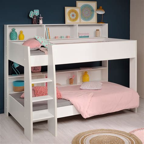 Storage models with spacious drawers , shelves or chests hold clothes and shoes as well as extra bedding. Parisot Tam Tam Kids Bunk Bed 4 in White & Brooklyn Oak ...
