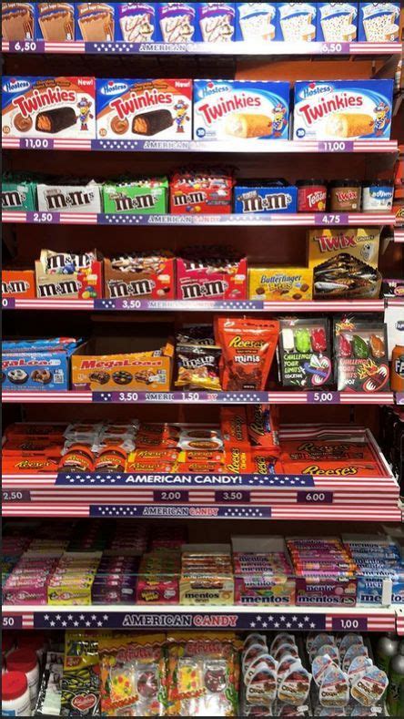 American Candy Selection Schule Junk Food Snacks Fun Snacks