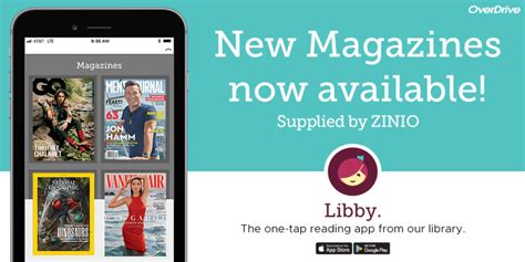 Magazines Now Available On Overdrive And Libby Ncw Libraries
