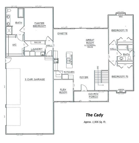 The Cady Floor Plan Custom Homes Flex Room Open Concept Floor Plans