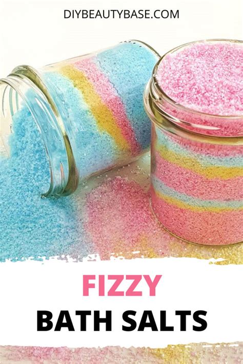 How To Make Fizzy Bath Salts Easy Recipe Diy Beauty Base