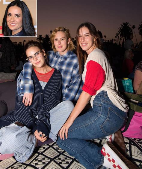 Demi Moore Takes Her 3 Daughters To A Screening Of Now And Then