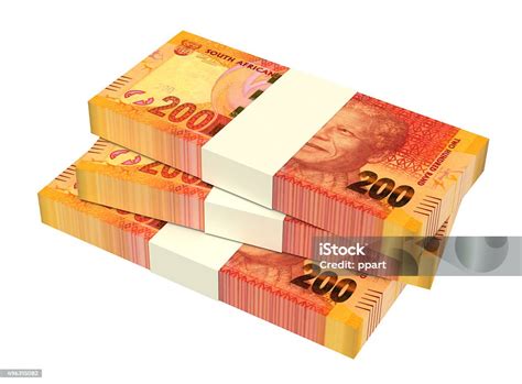 South African Rands Isolated On White Background Stock Photo Download