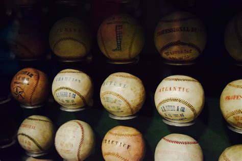 Baseballs From The National Baseball Hall Of Fame In Coope Flickr