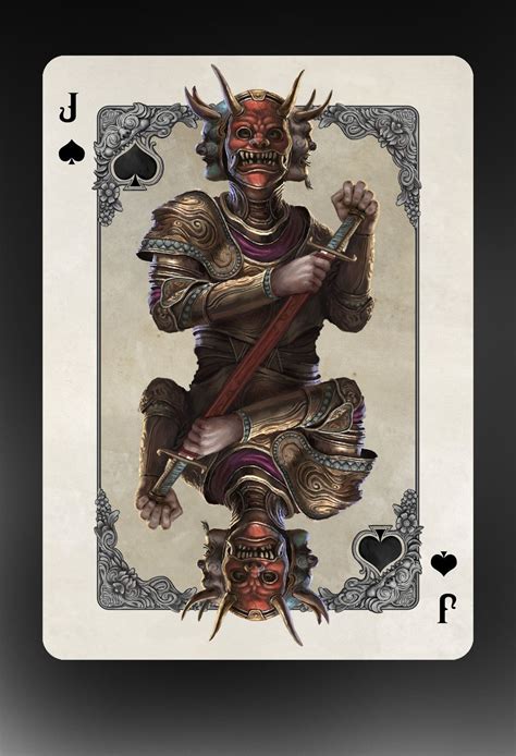 Jack Of Spades By Gerezon On Deviantart Playing Cards Art Fantasy Illustration Card Art