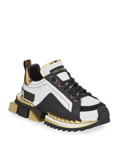 Dolce And Gabbana Mens Super King Sneakers Neiman Marcus