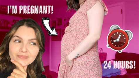 Pregnant For 24 Hours Challenge Youtube