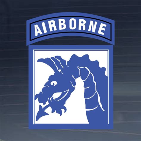Us Army Division 18th Airborne Corps Indoor Outdoor Vinyl Etsy