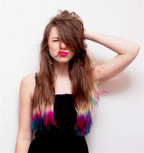 Fashions Fade Style Is Eternal Dip Dyed Hair