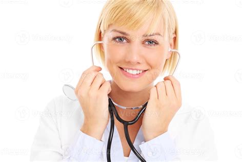 Doctor With Stethoscope 15896802 Stock Photo At Vecteezy