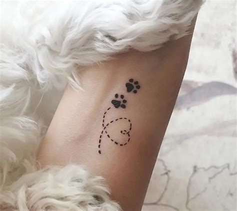 The 80 Cutest Paw Print Tattoos Ever The Paws