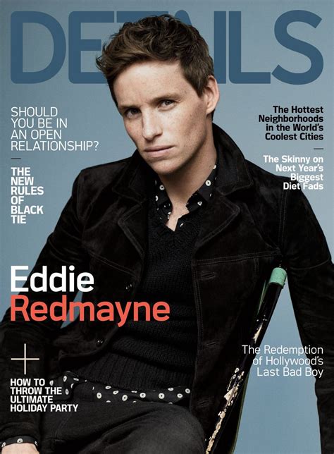 Eddie Redmayne Para Details Magazine Diciembre 2015 Male