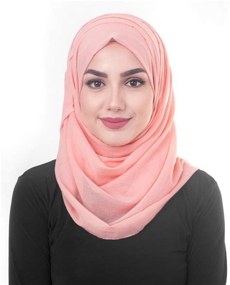 peach bud cotton voile hijab cotton voile hijab style tutorial hijab