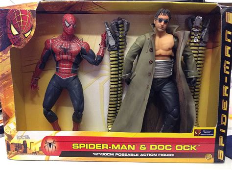 Marvel Spider Man And Doc Ock 12 30cm Tall Poseabel Collection Action Figures Uk Outlet