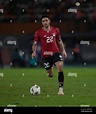 January 18 2024: Omar Khaled Mohamed Marmoush (Egypt) controls the ball ...